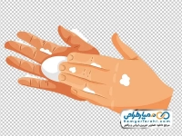 نقاشی دست کفی و صابون