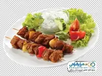 دوربری بشقاب کباب چنجه