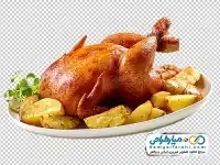دوربری تصویر مرغ بریان