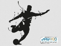 تصویر وکتوری مرد فوتبالیست