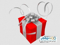 عکس png جعبه کادو قرمز