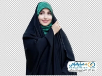 تصویر با کیفیت خانم با حجاب