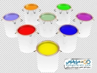 عکس png قوطی رنگ