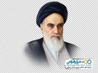 تصویر دیجیتال روح الله خمینی