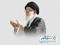 تصویر رهبر در حال قنوت نماز با فرمت png