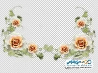 نقاشی کادر گل سفید
