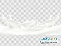 تصویر png پاشش شیر