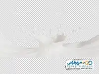 تصویر با کیفیت پاشیدن شیر