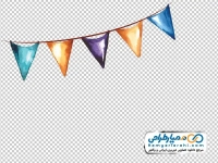 تصویر وکتوری ریسه کاغذ رنگی تولد