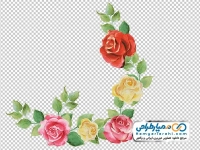 نقاشی گل برای طراحی