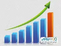 دوربری نمودار رشد میله ای