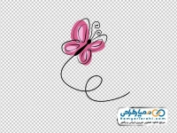 عکس وکتوری پروانه با فرمت png