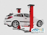تصویر با کیفیت بالا بر ماشین در مکانیکی