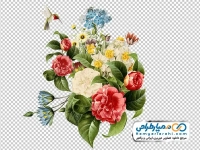 دوربری گل و پرنده