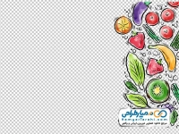 تصویر وکتوری میوه و سبزیجات