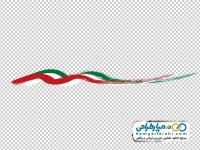 نقاشی پرچم نواری ایران