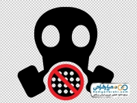 دانلود عکس وکتوری ماسک شیمیایی فیلتر دار