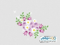 عکس وکتوری گل های سفید و صورتی