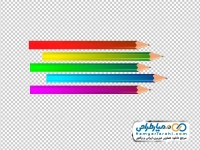 تصویر وکتوری مداد رنگی با فرمت png