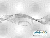 عکس با کیفیت خطوط موج دار با فرمت png