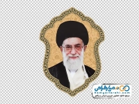 عکس مقام معظم رهبری در قاب اسلیمی