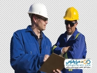 عکس png مهندسین ساختمان با لباس کار