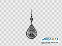 تصویر png وکتور نقاشی سیاه و سفید چراغ آویز ماه رمضان