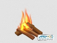 تصویر با کیفیت هیزم روشن