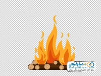 عکس png هیزم روشن