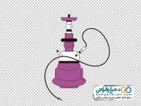دانلود تصویر وکتوری قلیان