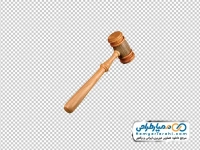 تصویر چکش عدالت با فرمت png