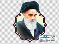 تصویر روح الله خمینی در کادر