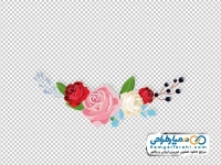 تصویر وکتوری چهار گل رز زیبا