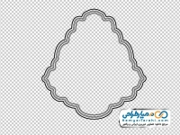 تصویر png کادر ساده برای تصویر