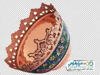 تصویر png کاسه مسی میناکاری