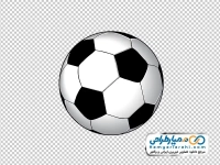 تصویر وکتوری توپ فوتبال با فرمت png