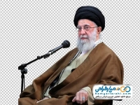 عکس رهبر در حال سخنرانی
