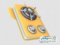 تصویر png پوشه با وکتور گاوصندوق