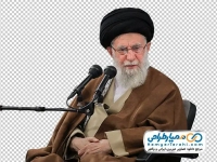 عکس با کیفیت رهبر در حال سخنرانی