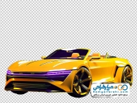 تصویر png ماشین کروک زرد