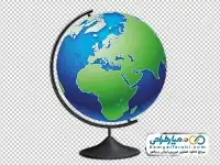 تصویر png کره زمین رومیزی