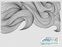 تصویر با کیفیت پترن زمینه با طرح مو