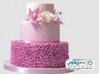 تصویر دوربری کیک جشن عقد