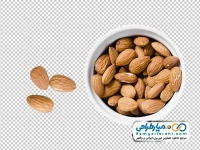 تصویر png کاسه مغز بادام