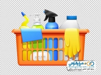 تصویر با کیفیت وسایل نظافتی