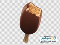 تصویر وکتوری بستنی چوبی گاز زده