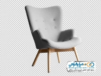 تصویر با کیفیت صندلی یکنفره پایه دار