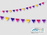 تصویر png ریسه کاغذ رنگی