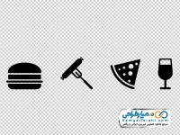 آیکون فست فود