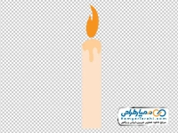 تصویر وکتوری با کیفیت شمع روشن
